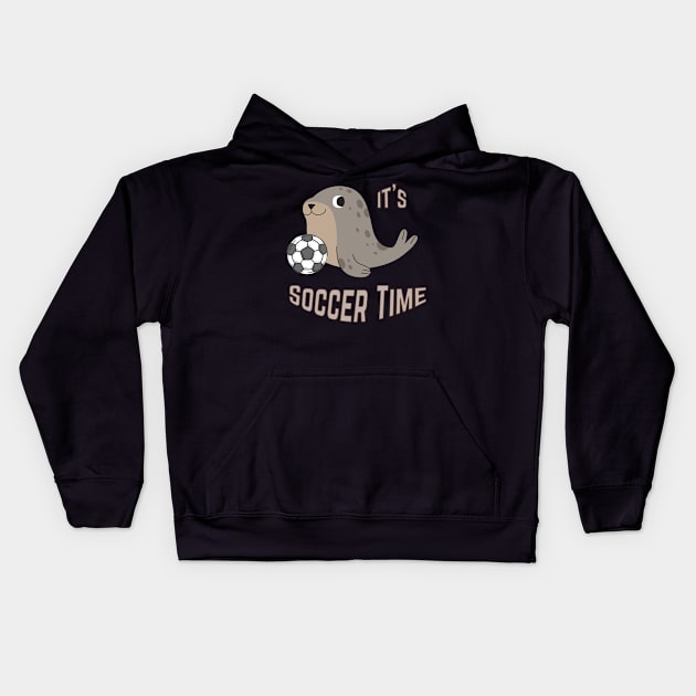 It's Soccer Time Kids Hoodie by Smart PV